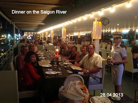 Saigon river dinner