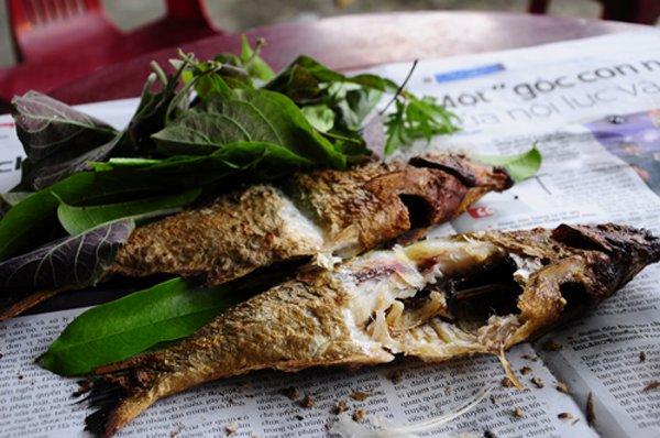 Grilled river-fish