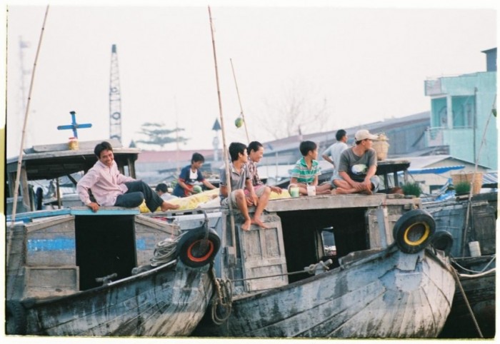 Cai Rang floating market 