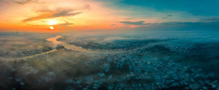 Chợ nổi qua 100 năm từ góc nhìn trên cao